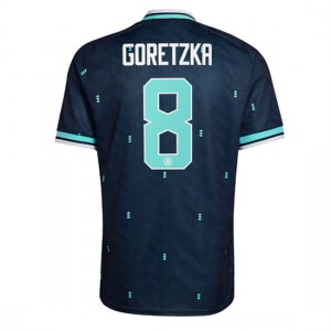 Saksa Leon Goretzka #8 Jalkapallovaatteet Vieraspaita MM-kisat 2026 Lyhythihainen
